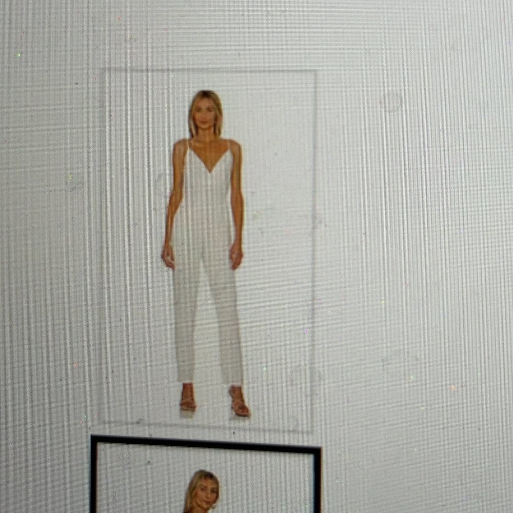 More to Come Heidi Cami Jumpsuit (white)